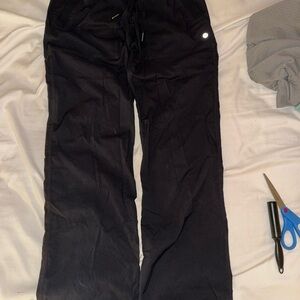 lululemon athletica Black Ribbed Track Pants for Women